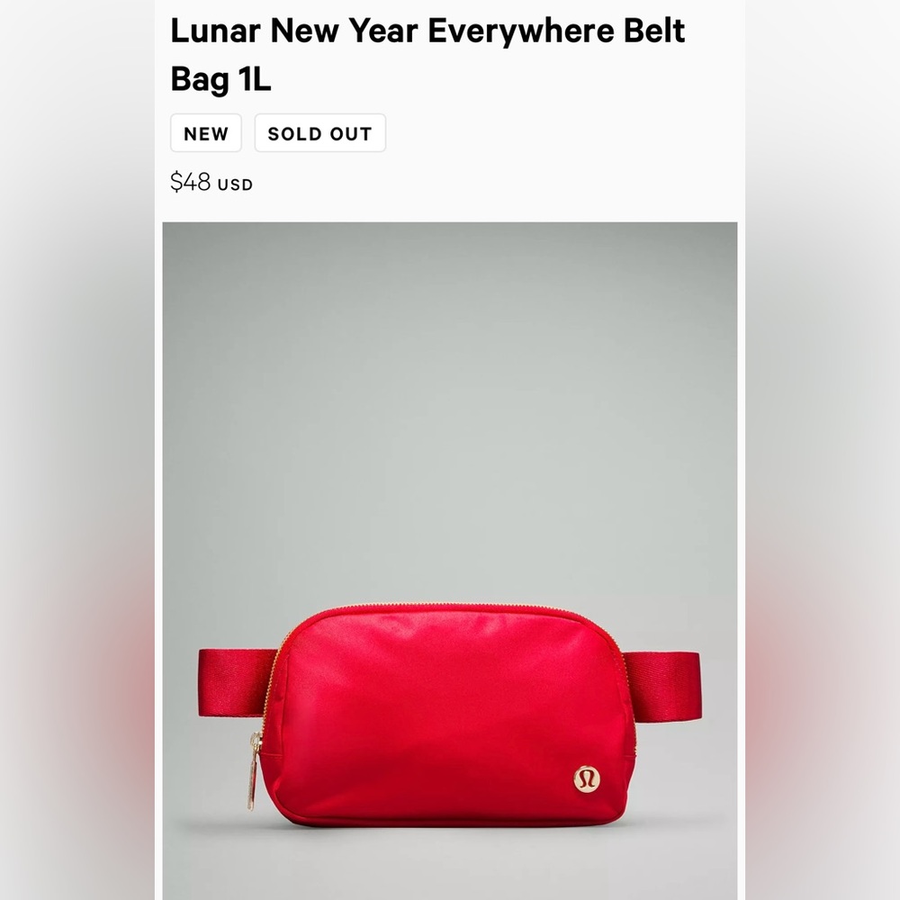 Lunar New Year Everywhere Belt Bag 1L